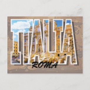 Carte postale Rome, Italie