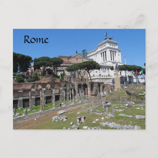 Carte Postale Rome, Italie (Devant)
