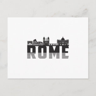 Carte Postale Rome Italie City Skyline Cityscape Funny Idée cade