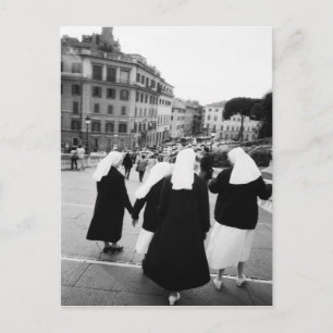 Carte Postale Rome Italie, Patrouille de Nonne ! (NR)
