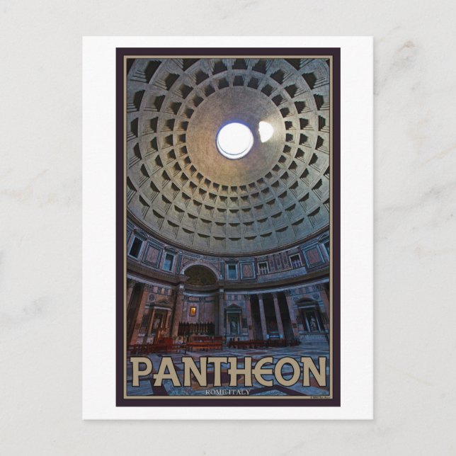 Carte Postale Rome - Le Panthéon (Devant)
