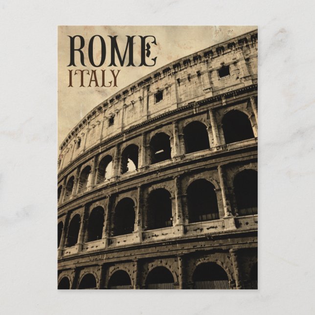 Carte Postale rome vintage italie (Devant)