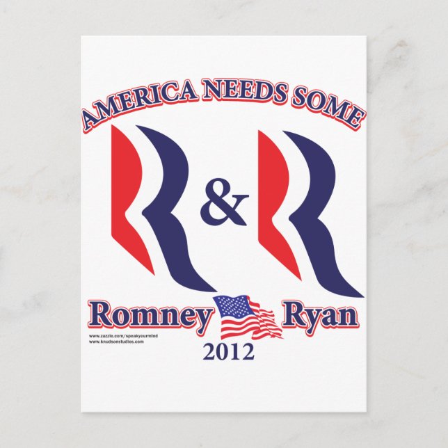Carte Postale Romney et Ryan (Devant)