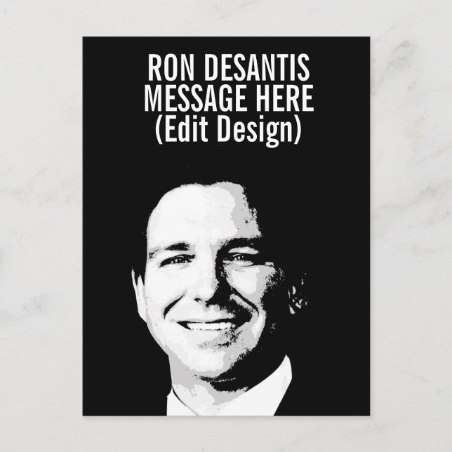 Carte Postale Ron Desantis Personnalisé (Devant)