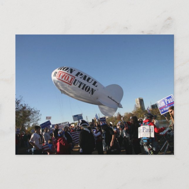 Carte Postale Ron Paul blimp (Devant)