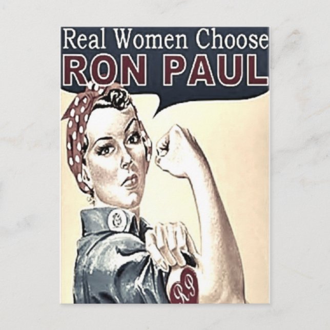 Carte postale Ron Paul Girl (Devant)