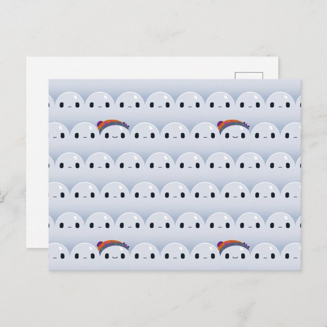 Carte Postale Ron s'est trompé | B*Bot Buddy Motif (Devant / Derrière)