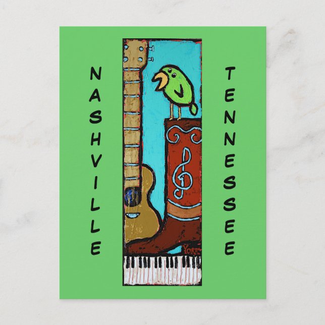 Carte postale Ron York Art Nashville, TN (Devant)