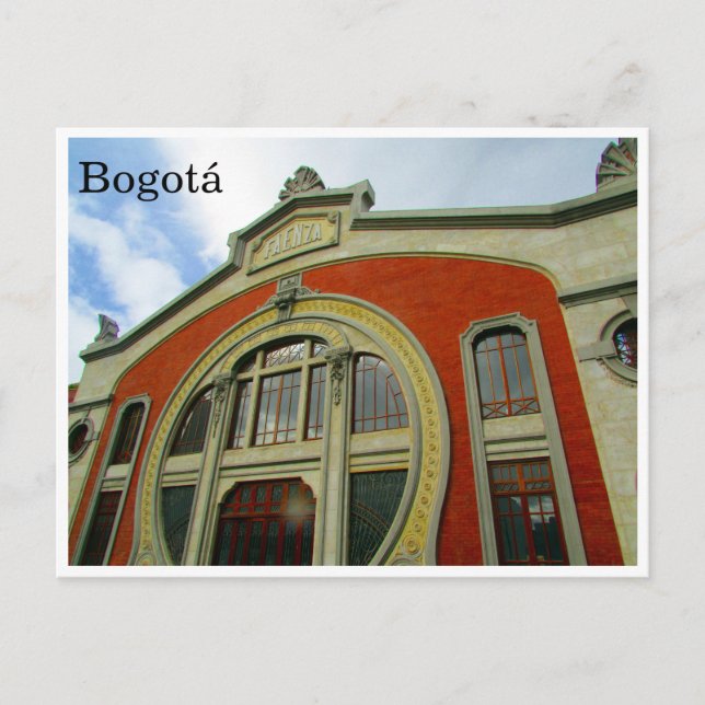 Carte Postale ronde bogota (Devant)
