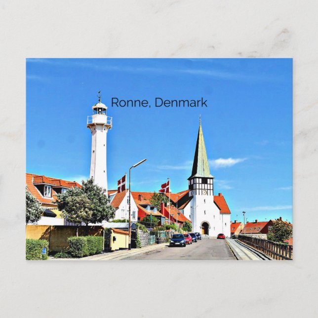 Carte Postale Ronne, Danemark photo (Devant)