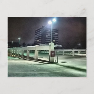 Carte Postale Rooftop Parking Structure at Night - HDR