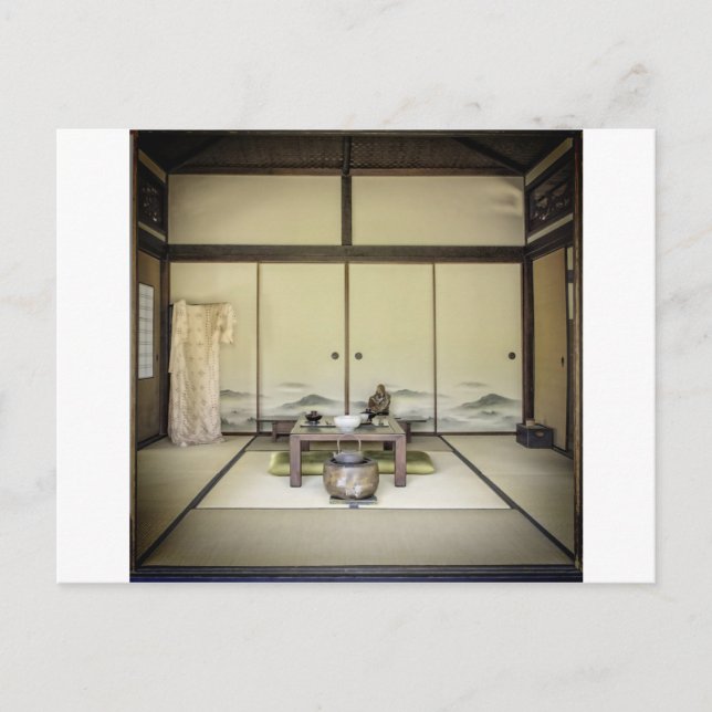 Carte Postale Room japonais traditionnel (Devant)