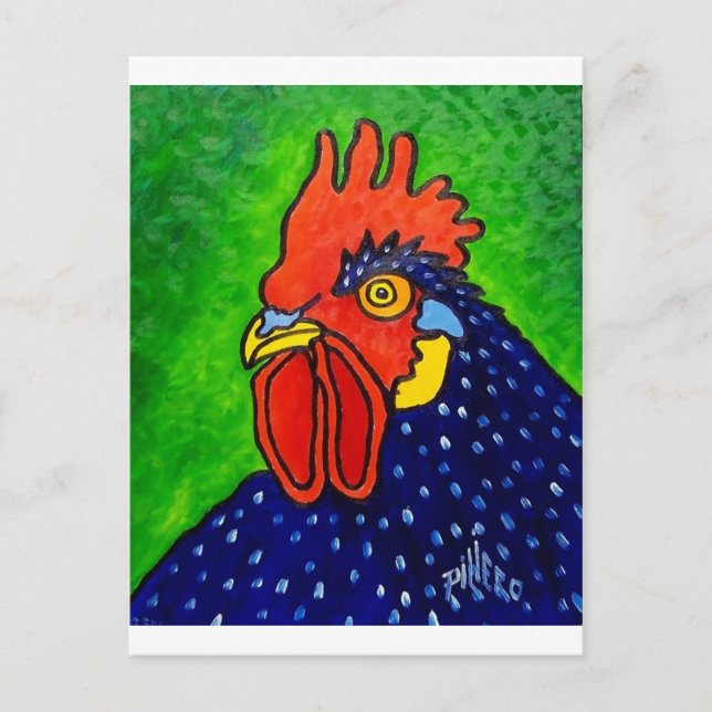 Carte Postale ROOSTER par Piliero (Devant)