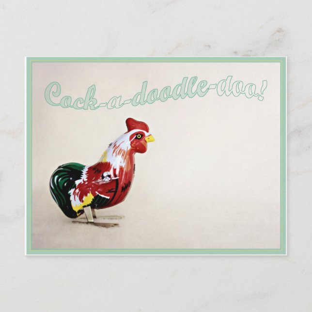 Carte postale Rooster Rude (Devant)