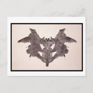 Carte Postale Rorschach Inkblot 1.0