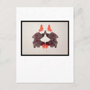 Carte Postale Rorschach Inkblot 2.0