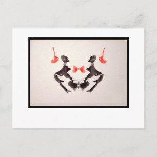 Carte Postale Rorschach Inkblot 3.0