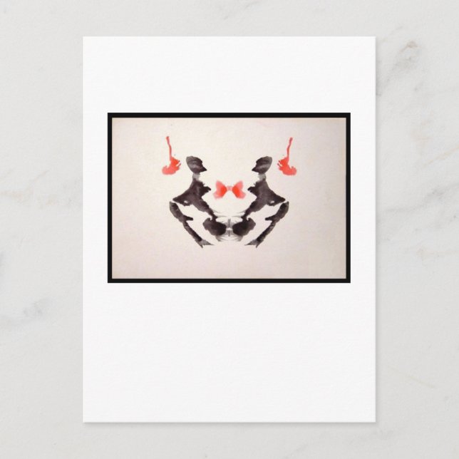 Carte Postale Rorschach Inkblot 3.0 (Devant)