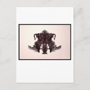 Carte Postale Rorschach Inkblot 4.0