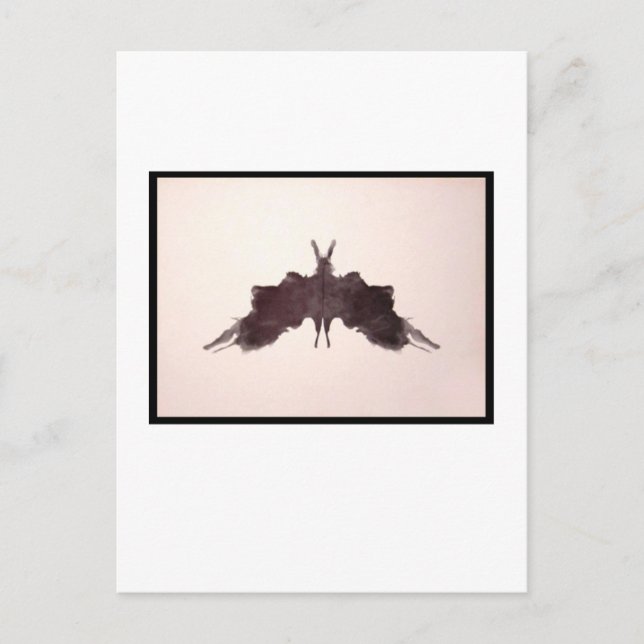 Carte Postale Rorschach Inkblot 5.0 (Devant)
