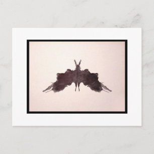 Carte Postale Rorschach Inkblot 5.0