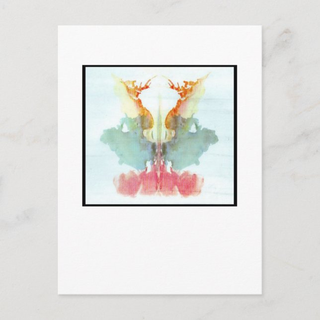 Carte Postale Rorschach Inkblot 9.0 (Devant)