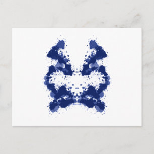 Carte Postale rorschach Photo picture Encre gluckse inkblots
