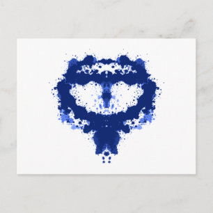 Carte Postale rorschach Photo picture Encre gluckse inkblots