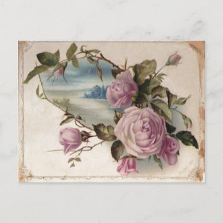 Carte Postale Rose