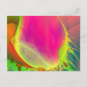 carte postale rose