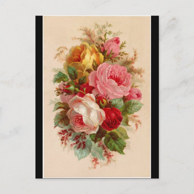 Carte postale - Rose Bouquet (Devant)