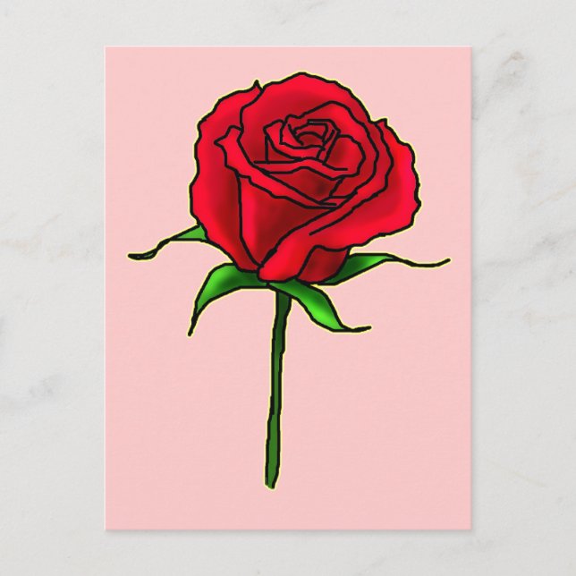 Carte Postale Rose Bud (Devant)