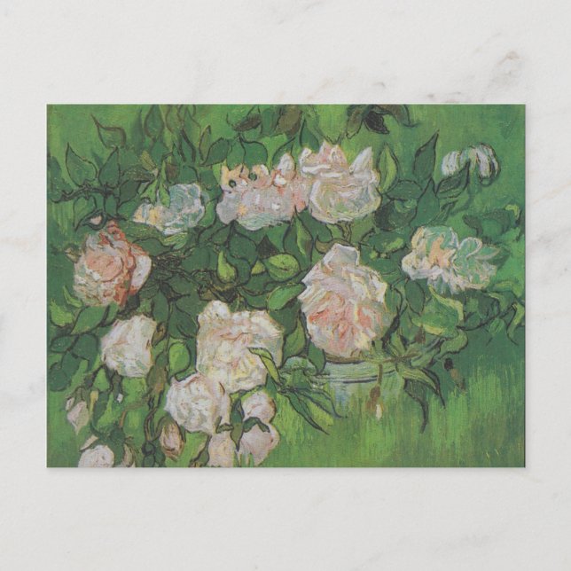 Carte Postale Rose Bush par Vincent Van Gogh (Devant)