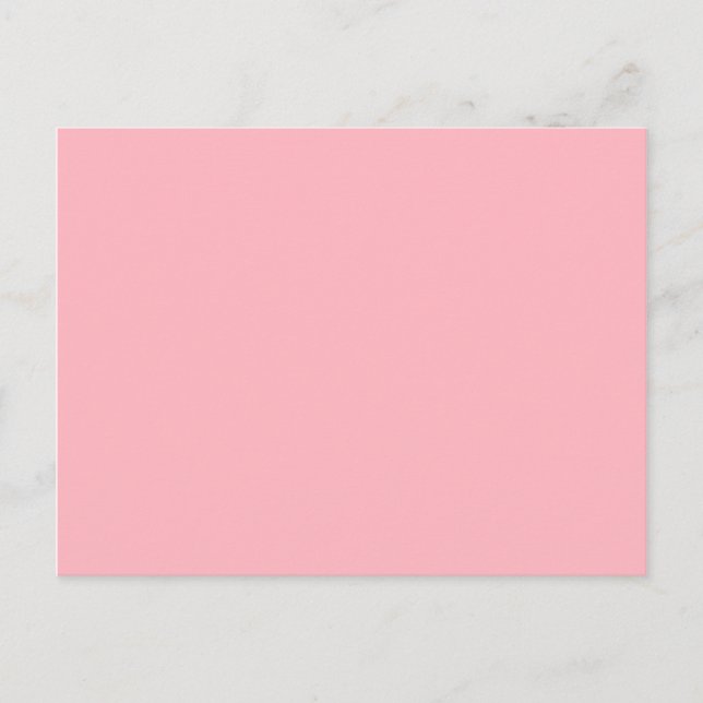 Carte Postale Rose clair (Devant)