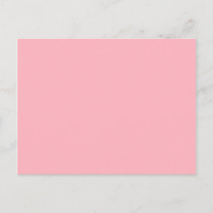 Carte Postale rose clair