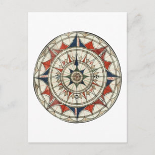Carte Postale Rose Compass #5