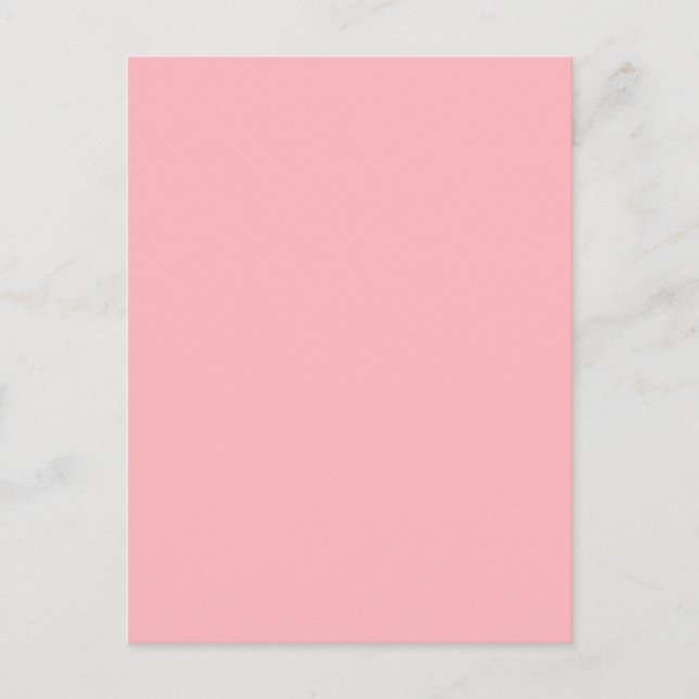 Carte Postale Rose de cristal couleur printemps été (Devant)