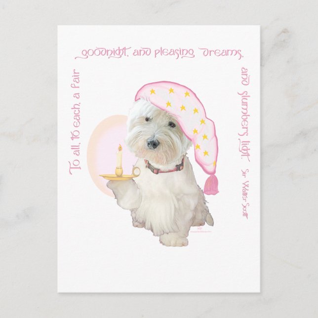 Carte Postale Rose de Goodnight (Devant)