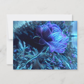 Carte postale Rose de jardin électrique