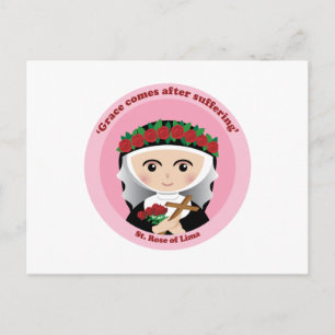 Carte Postale Rose de Lima