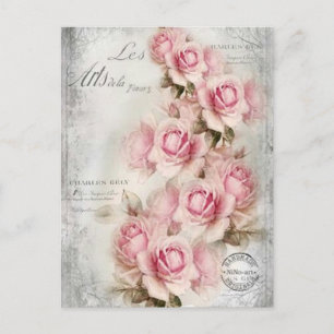 Carte postale Rose du 19e siècle
