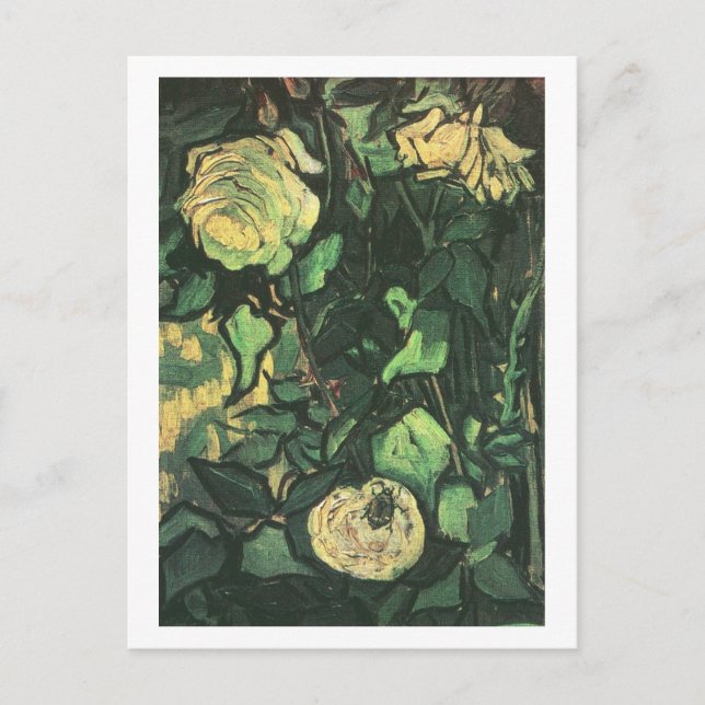 Carte Postale Rose et Beetle, Van Gogh Fine Art (Devant)