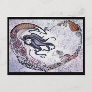 Carte Postale Rose Faery