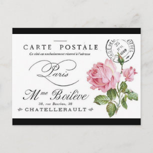 Carte postale - Rose français