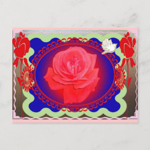 Carte Postale Rose magique