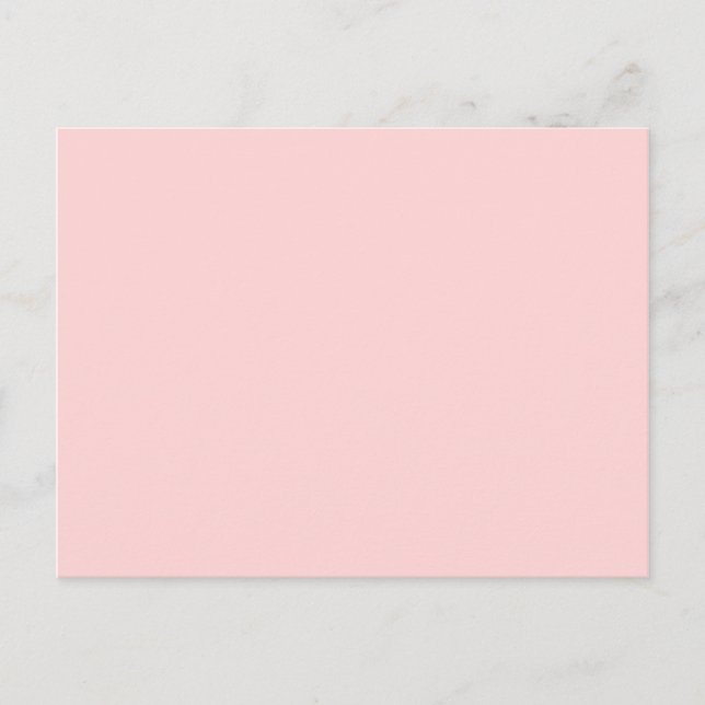 Carte Postale Rose pâle (Devant)