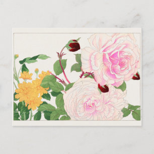 Carte Postale Rose par Tanigami Konan
