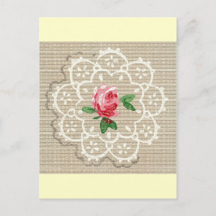 Carte Postale Rose rose rose