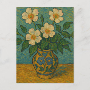 Carte postale Rose sauvage