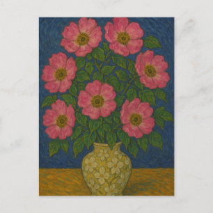 Carte postale Rose sauvage